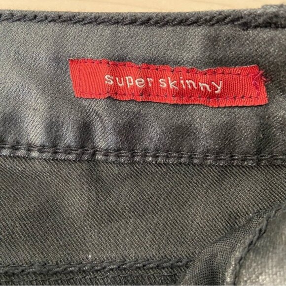 Makers of True Originals jeans black coated shinny super skinny medium rise 28 - Picture 4 of 11